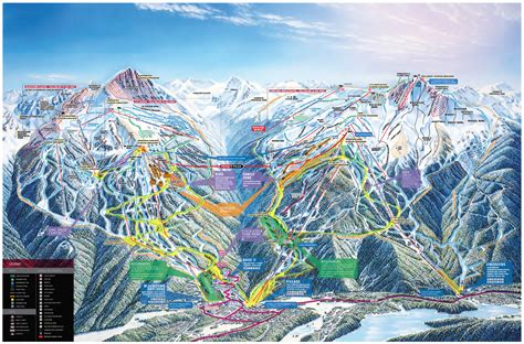 Whistler Blackcomb Ski Map / Whistler Blackcomb Summer Skiing - Here's ...