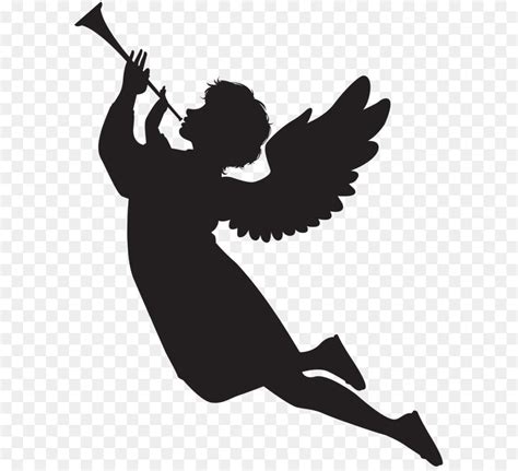 Christmas Silhouette Angel Clip art - sillhouette png download - 898* ...