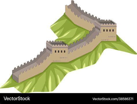 Great Wall Of China Illustration