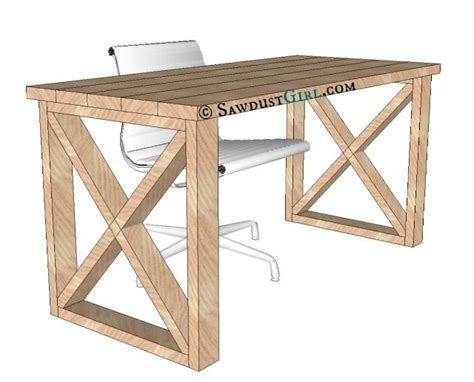 Woodwork Office Desk Plans To Build PDF Plans