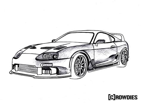 #supra #drawing #tuning #crowdies | Toyota supra, Toyota supra mk4 ...