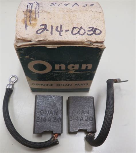 Onan 214-0030 DC Generator Brushes (2 Pk) 3/18/2024 THIS PART IS IN ST ...