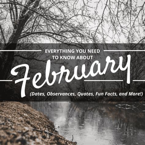 February Quotes, Sayings, Poems, Observances, and Fun Facts - Holidappy