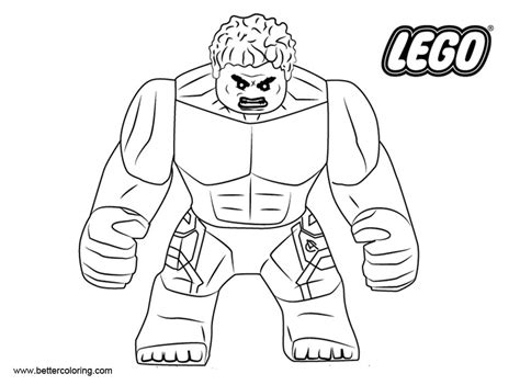 Lego Superhero Pages Printable Coloring Pages