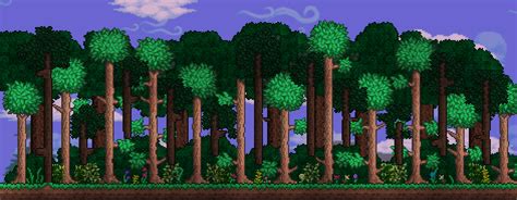 A Slightly Denser Forest : r/Terraria