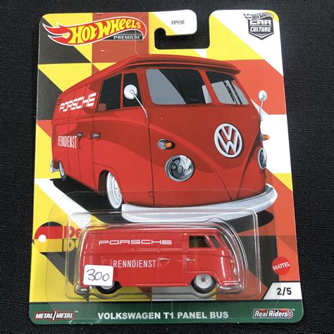 Hot Wheels Volkswagen T1 Panel Bus Premium | Hot Wheels & Diecast