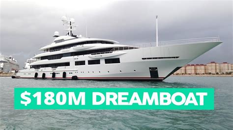 DREAMBOAT Yacht – The Stunning 90 meter, $180 Million Superyacht - YouTube