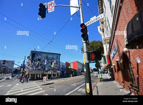 Broadway street in San Francisco Stock Photo - Alamy