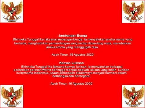 Blog Puisi dan Cerpen: Quote Bhinneka Tunggal Ika