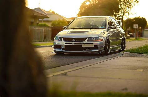 HD wallpaper: Mitsubishi, Lancer, Evolution 9, gray mistubishi sports ...