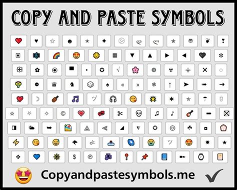 Copy And Paste Symbols : ̗̀ Cool Symbols & Emoji