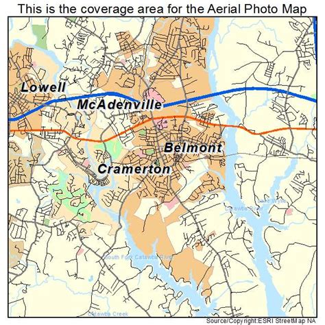 Aerial Photography Map of Belmont, NC North Carolina