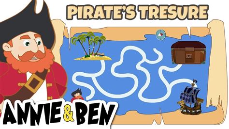 Help the PIRATE find his TREASURE | Treasure Hunt Games for Kids ...