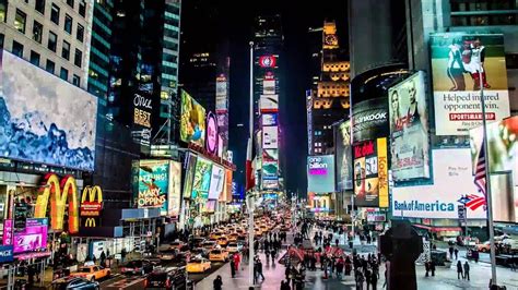 New York at Night- Walking through amazing Times Square NYC - YouTube