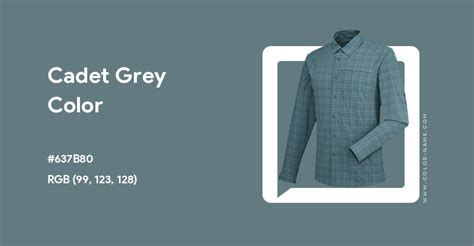 Cadet Grey color hex code is #637B80