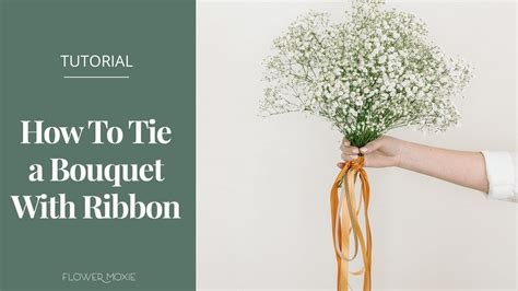 How To Tie Bouquet Ribbon 3 Different Ways! - YouTube