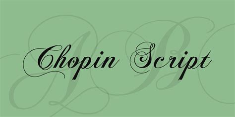 Chopin Script Font FREE Download & Similar Fonts | FontGet