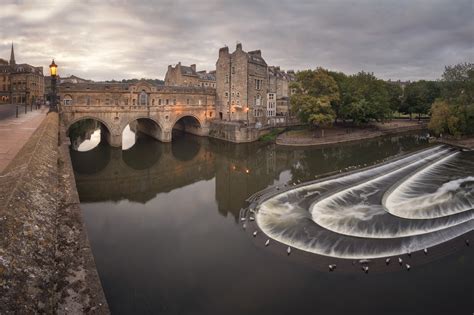 Pulteney Bridge in the Evening, Bath, Somerset, United Kingdom