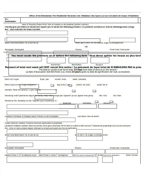 Notice Examples - 22+ in PDF | DOC | Examples