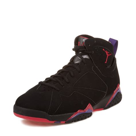 Nike Mens Air Jordan 7 Retro "Raptor" Black/True Red-Dark Charcoal ...