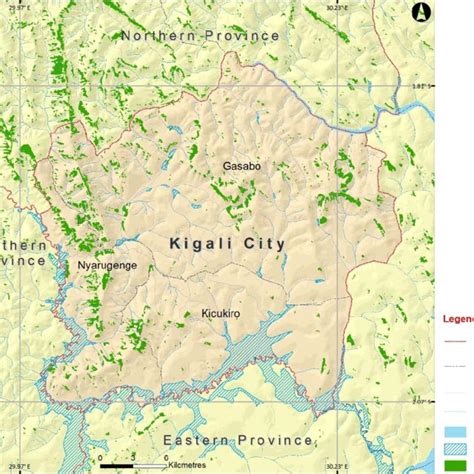 Administrative map of Huye district | Download Scientific Diagram