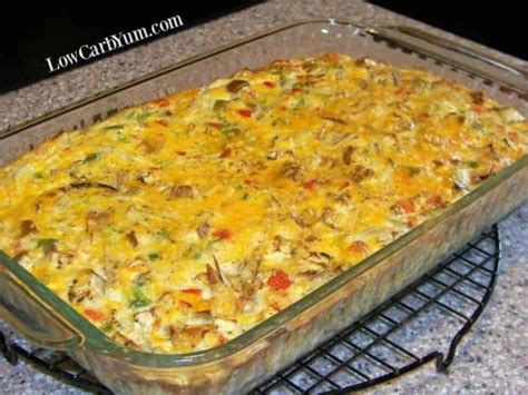 Baked Crabmeat Casserole with Vegetables | Low Carb Yum