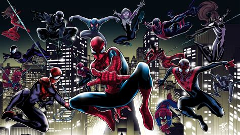 Spider Verse superheroes wallpapers, spiderman wallpapers, hd ...