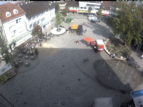 Webcam Achern: Rathausplatz