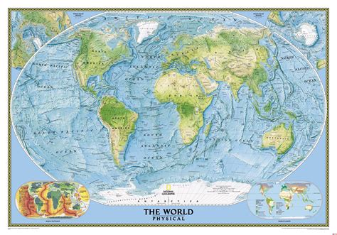 Latest World Map National Geographic Poster Ceremony – World Map With ...