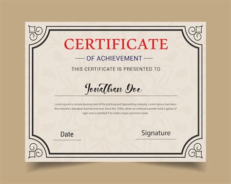 Premium Vector | Professional certificate template,college,diploma ...