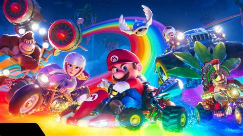 Final Super Mario Bros Movie Trailer Showcases Karts & Rainbow Road ...