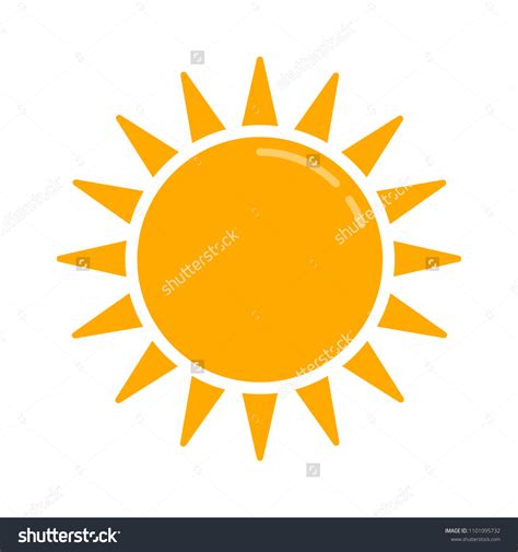 Weather Forecast Icon Vector Seasons Sunny Stock Vector (Royalty Free ...