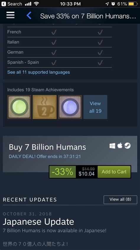 Steam is selling the entire human race. Price seems a bit steep. : r/funny