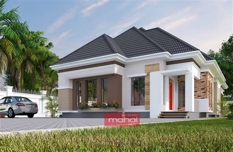 Modern 4 Bedroom Bungalow House Plans Kenya Bedrooms Arched Idebagus ...