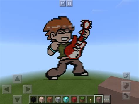 Scott Pilgrim pixel art (Minecraft) by AngelicFayemelina on DeviantArt