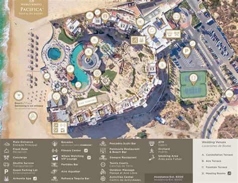 Resort Map | Pueblo Bonito Pacifica Golf & Spa Resort | Los Cabos, Mexico