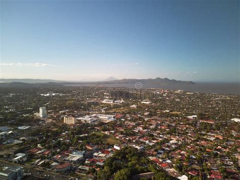 Panorama of Managua city stock photo. Image of aerial - 100965910