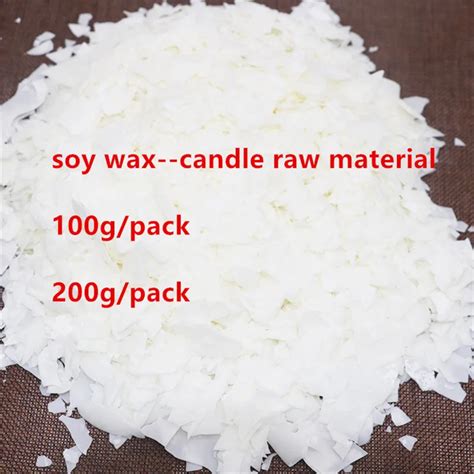 200g/100g Pure Soy Wax Flakes Scented Candles Materials DIY Wax Candle ...