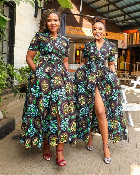 Best Kitenge Designs for Long Dresses 2022 - Kitenge Styles - Shweshwe Home