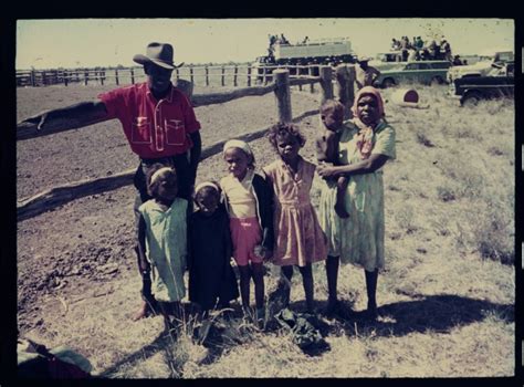 Aboriginal stockman and family, possibly in Derby, Western Australia ...