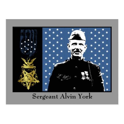 Sergeant Alvin York - Medal of Honor Winner Postcard | Zazzle