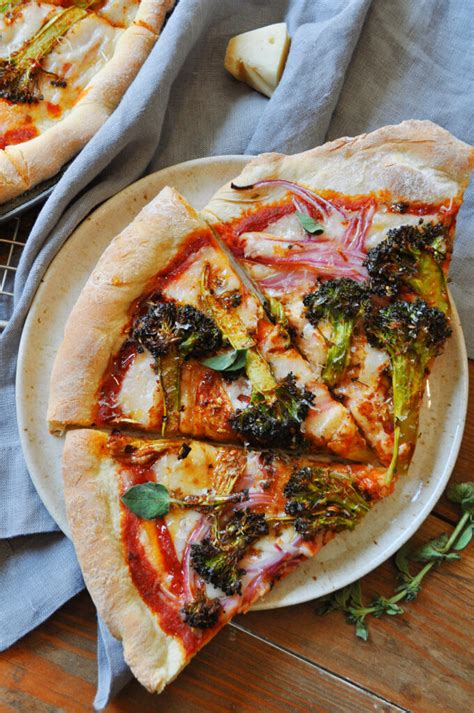 Vegan Broccoli "Pepperoni" Pizza - Rabbit and Wolves