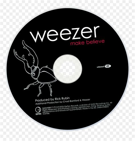 Cdart Artwork - Weezer Make Believe Album Cover, HD Png Download - vhv