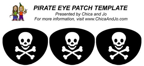 Pirate Eye Patch Template Printable - Printable Templates