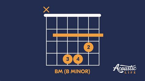 Easy B Minor Guitar Chord