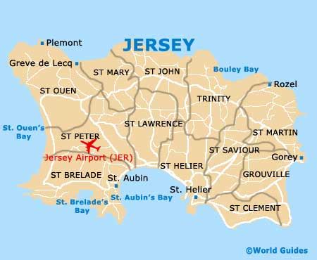 Jersey Maps and Orientation: Jersey, Channel Islands