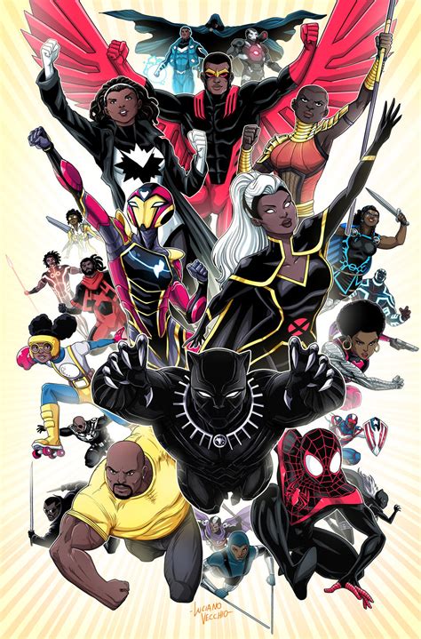 Black Superheroes of the Marvel Universe by LucianoVecchio on DeviantArt