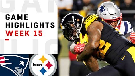 Patriots vs. Steelers Week 15 Highlights | NFL 2018 - YouTube