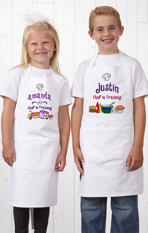 Junior Chef Personalized Kid's Apron | Personalized kids apron, Kids ...