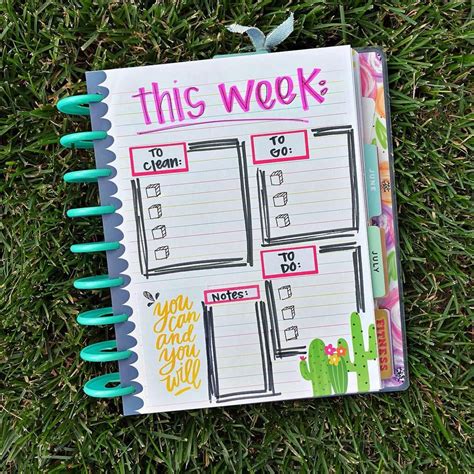 Organize Your Week with Happy Planner Stickers